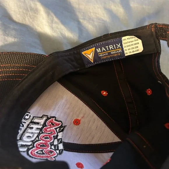 Matrix Coors Light Racing hat Velcro back - Picture 3 of 3